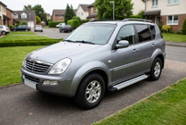 SsangYong Rexton I 2001–2017 Bočne stopnice Maya V2 (2 kos, aluminij) fotografija 1