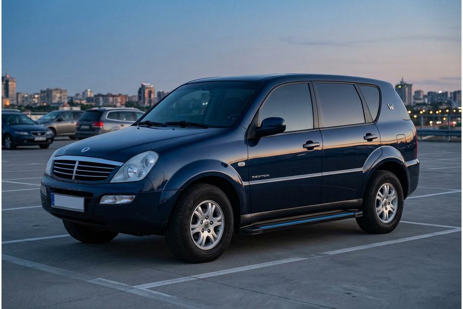 SsangYong Rexton I 2001–2017 Bočne stopnice Maya Blue (2 kos, aluminij) 2005-2012 Image