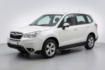 Subaru Forester 2013–2018 Stranske stopnice Bosphorus Grey (2 kos., aluminij) fotografija 1