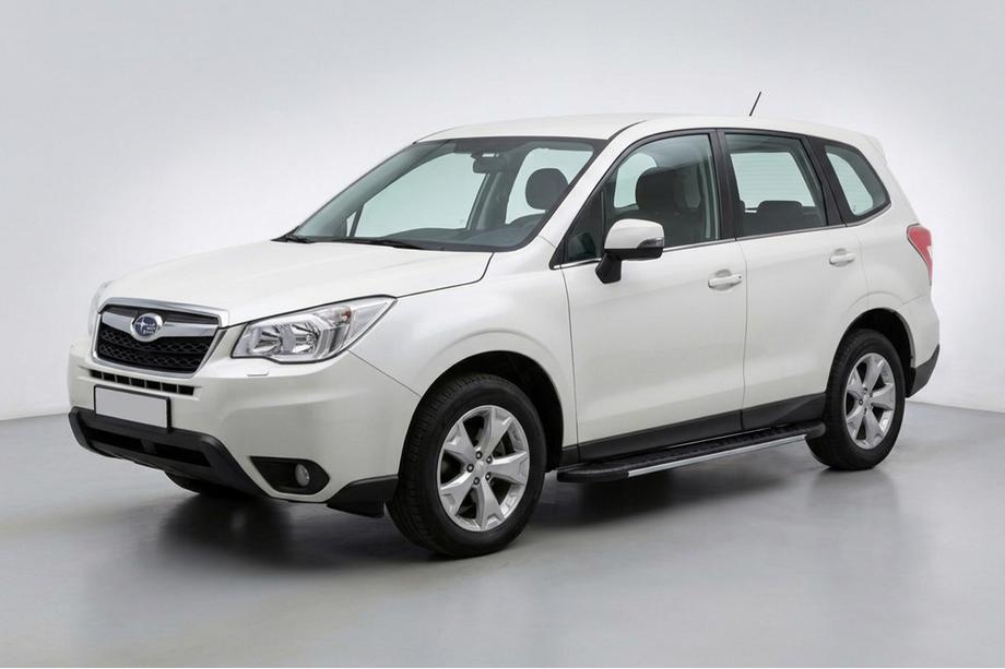 Subaru Forester 2013–2018 Stranske stopnice Bosphorus Grey (2 kos., aluminij) Image