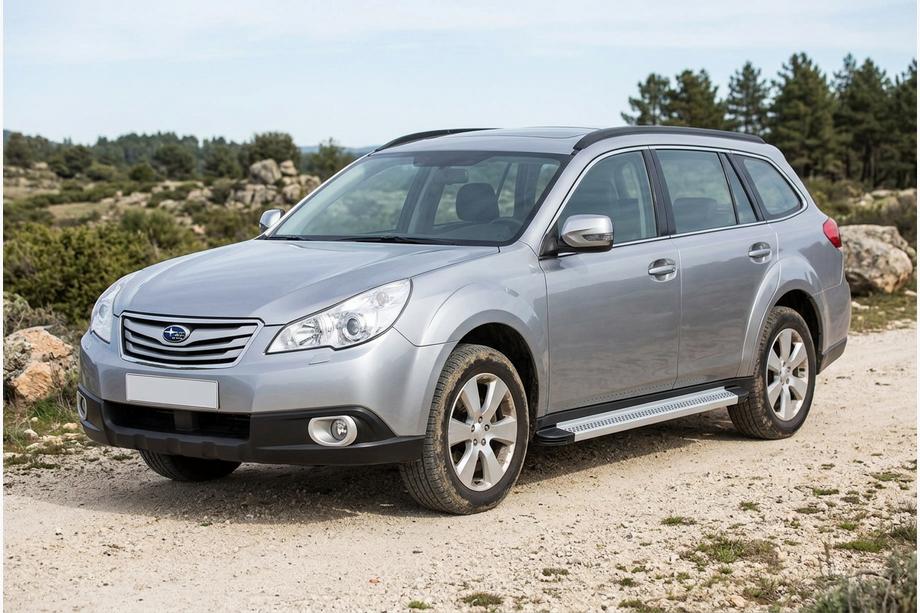 Subaru Outback 2009–2014 Bočne stopnice Maya V2 (2 kosa, aluminij) Image