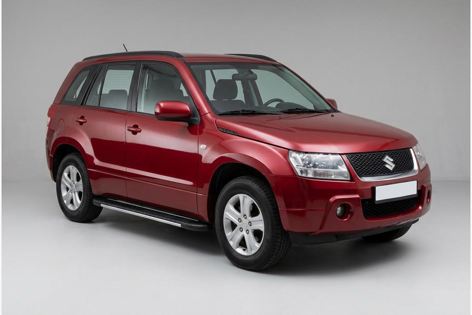 Suzuki Grand Vitara 2005–2017 Stranske stopnice Bosphorus Grey (2 kos., aluminij) Image
