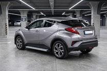 Toyota C-HR 2016–2023 Bočne stopnice Maya V2 (2 kosa, aluminij) fotografija 1
