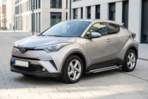 Toyota C-HR 2016–2023 Stranske stopnice Rainbow (2 kosa, aluminij) fotografija 1