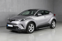 Toyota C-HR 2016–2023 Stranske stopnice Bosphorus Grey (2 kos., aluminij) fotografija 1