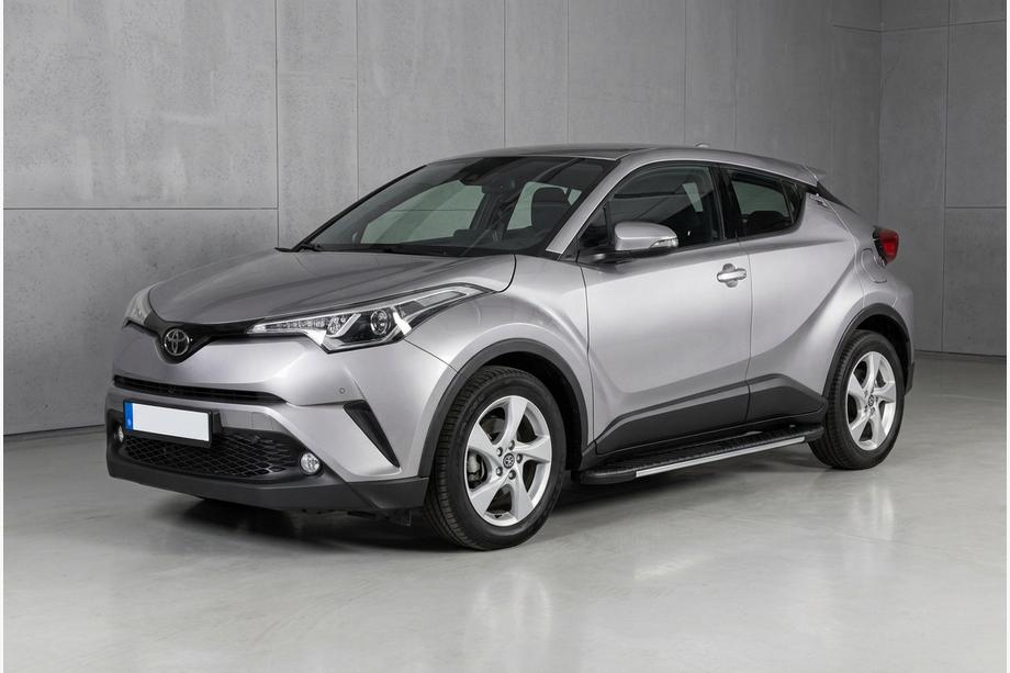 Toyota C-HR 2016–2023 Stranske stopnice Bosphorus Grey (2 kos., aluminij) Image