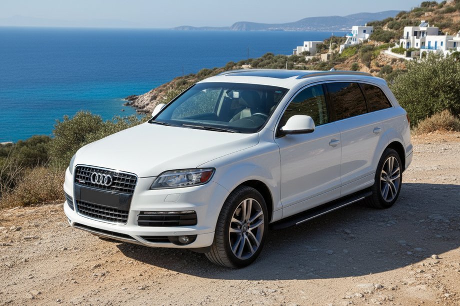 Audi Q7 2005–2015 Stranske stopnice Bosphorus Grey (2 kos., aluminij) Image