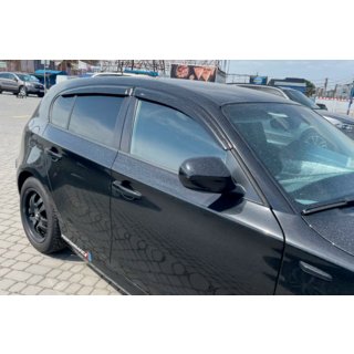 Deflektorji oken (4 kosi, HIC) BMW serija 1 E81/E82/E87/E88 2004–2011 fotografija 3