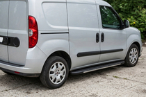 Opel Combo 2012–2018 Stranske stopnice Bosphorus Grey (2 kos., aluminij) fotografija 1