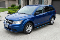 Dodge Journey 2008–2020 Stranske stopnice Maya Blue (2 kos, aluminij) fotografija 1