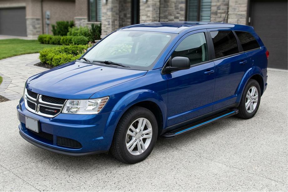 Dodge Journey 2008–2020 Stranske stopnice Maya Blue (2 kos, aluminij) Image