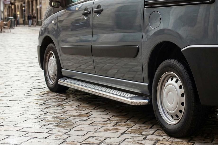 Citroen Jumpy 2007–2017 Stranske stopnice Maydos V2 (2 kosa, aluminij/nerjavno jeklo) Image