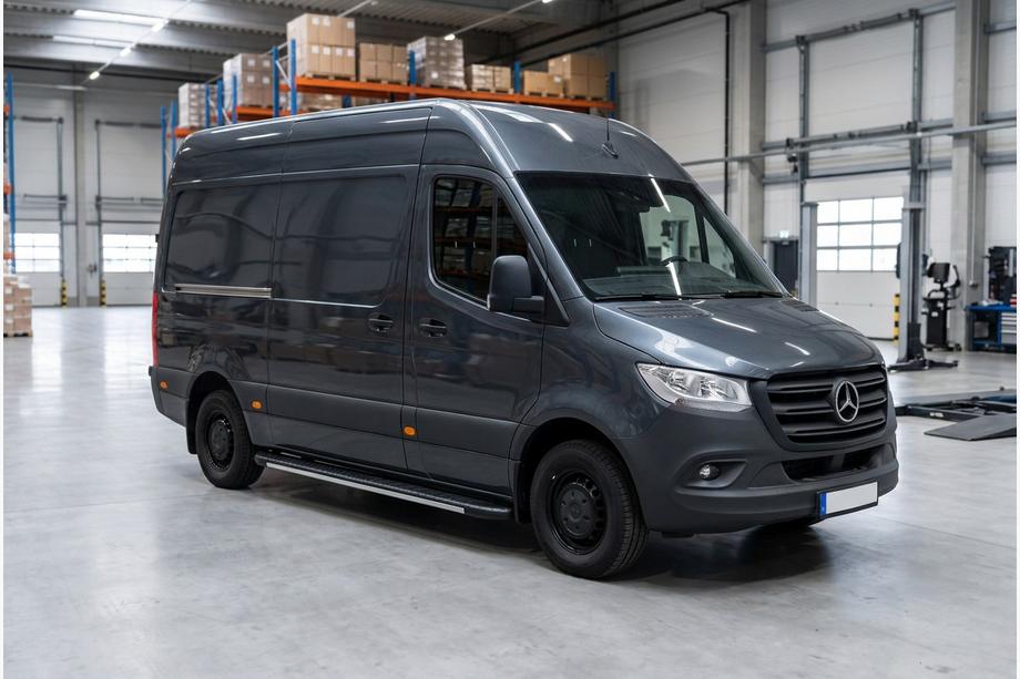 Mercedes Sprinter W907/W910 2018– Stranske stopnice Bosphorus Grey (2 kos., aluminij) Image