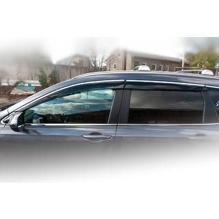 Vetrni deflektorji oken s kromirano letvijo (4 kosi, HIC) Honda CRV 2017–2022 fotografija 4