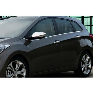 Pokrovi ogledal z izrezom za smernik (2 kosa) Hyundai Accent 2011–2017 fotografija 1