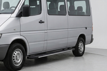 Volkswagen LT 1995–2006 Stranske stopnice Bosphorus Grey (2 kos., aluminij) fotografija 1