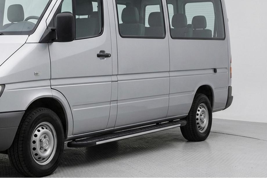Volkswagen LT 1995–2006 Stranske stopnice Bosphorus Grey (2 kos., aluminij) Image
