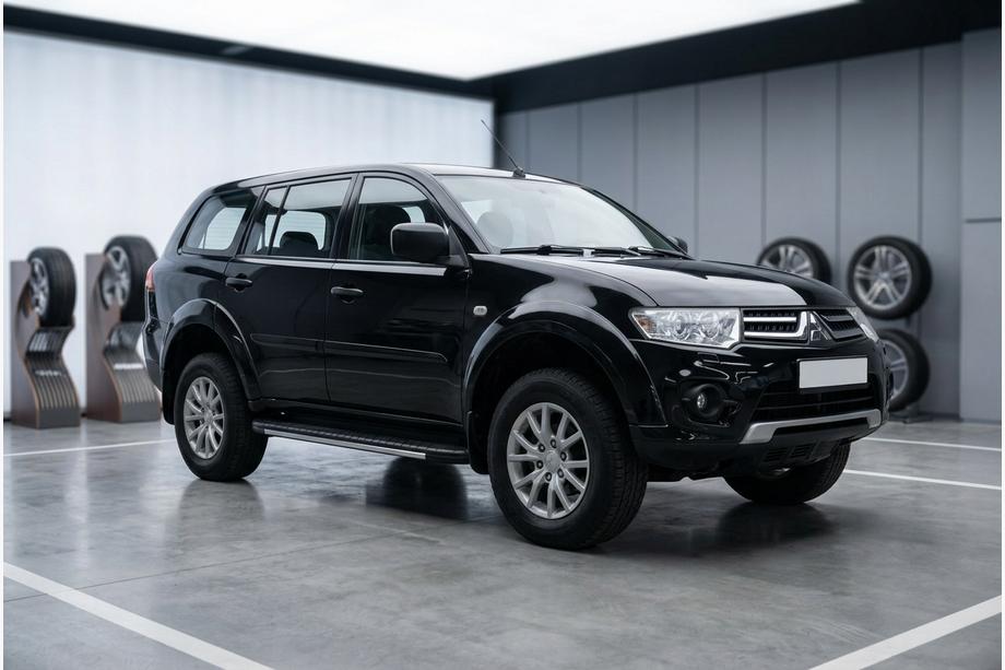 Mitsubishi Pajero Sport 2008–2015 Stranske stopnice Bosphorus Grey (2 kos., aluminij) Image
