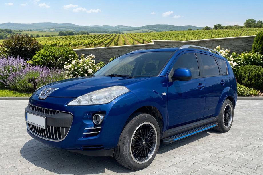 Peugeot 4007 2007–2013 Stranske stopnice Maya Blue (2 kos, aluminij) Image
