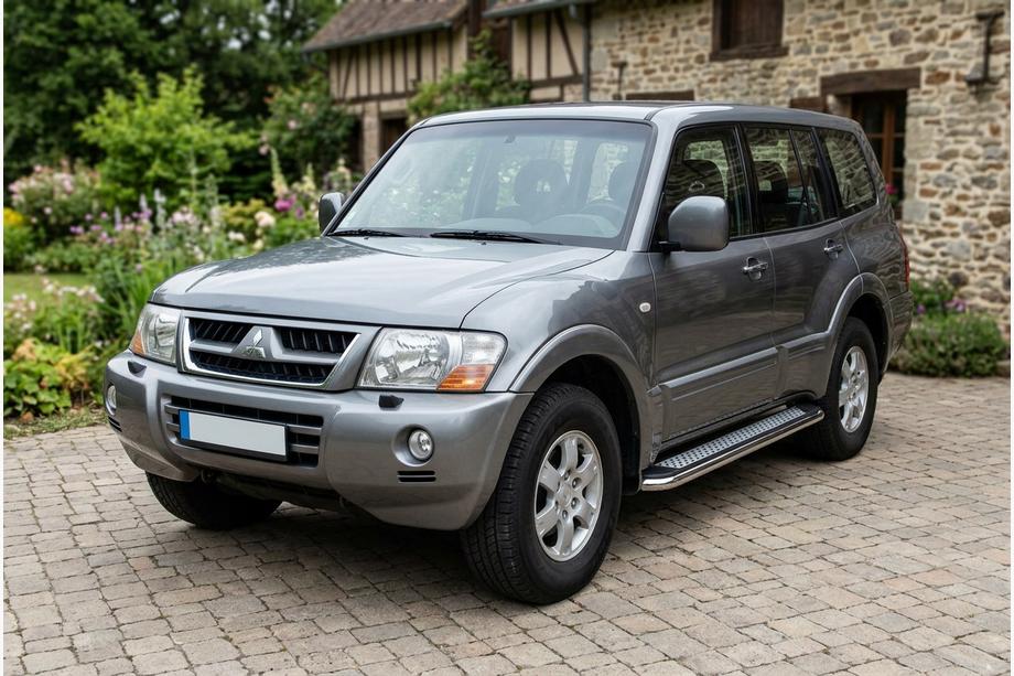 Mitsubishi Pajero Wagon III 1999–2006 Stranske stopnice Maydos V2 (2 kosa, aluminij/nerjavno jeklo) Image