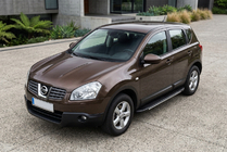 Nissan Qashqai 2007–2010 Stranske stopnice Bosphorus Grey (2 kos., aluminij) fotografija 1