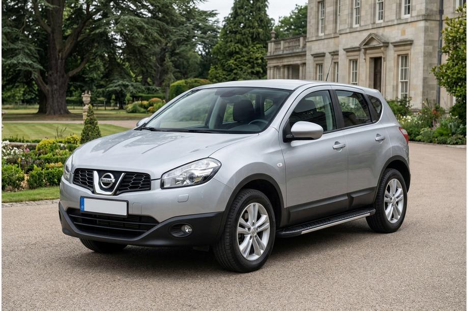Nissan Qashqai 2010–2014 Stranske stopnice Bosphorus Grey (2 kos., aluminij) Dolga medosna razdalja Image