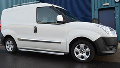 Fiat Fiorino/Qubo 2008–2024 Kromirane obloge kljuk (4 kosi, nerjaveče jeklo) Carmos - turško nerjaveče jeklo fotografija 2