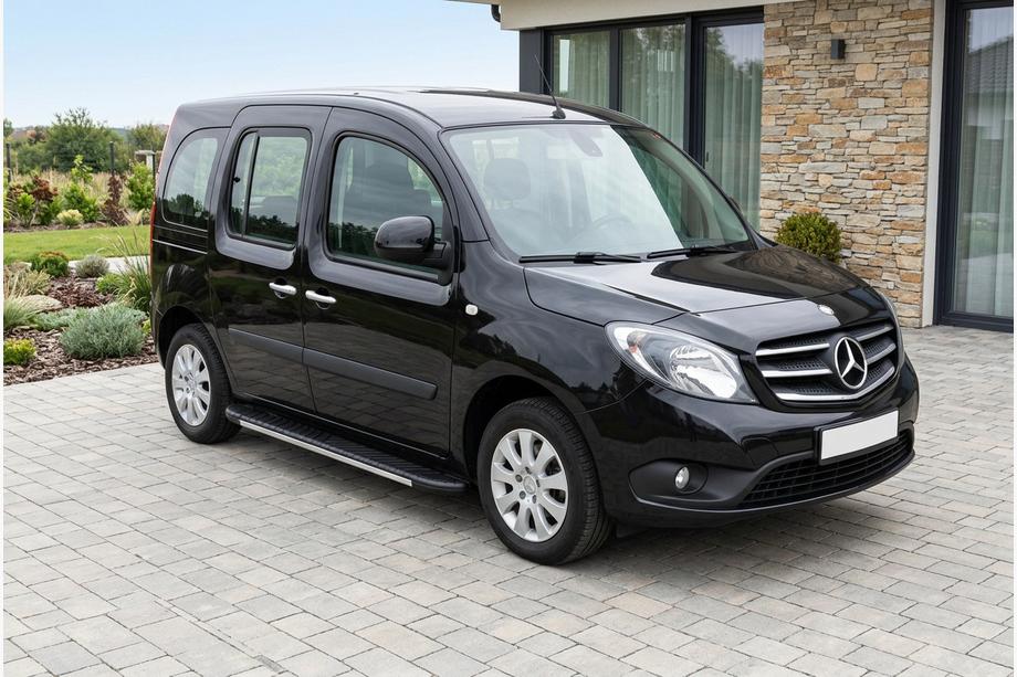 Mercedes Citan 2013–2021 Stranske stopnice Bosphorus Grey (2 kos., aluminij) Image
