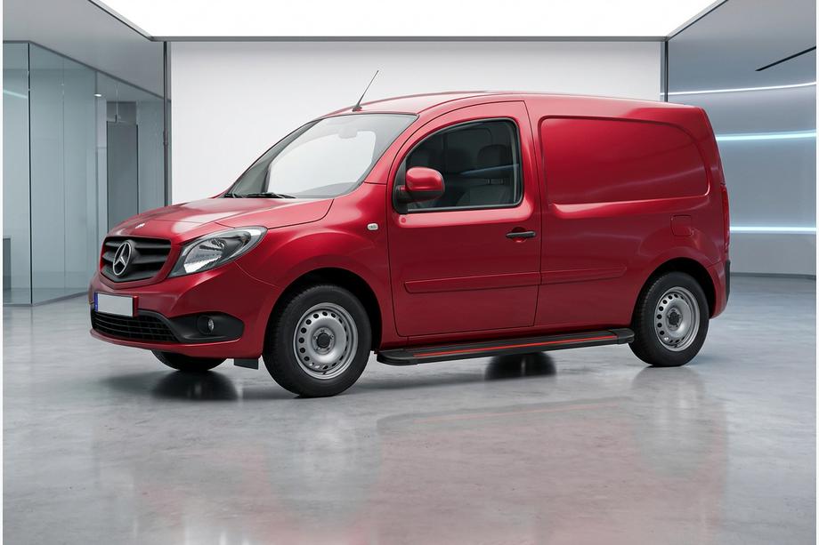 Mercedes Citan 2013–2021 Stranske stopnice Maya Red (2 kosa, aluminij) Image