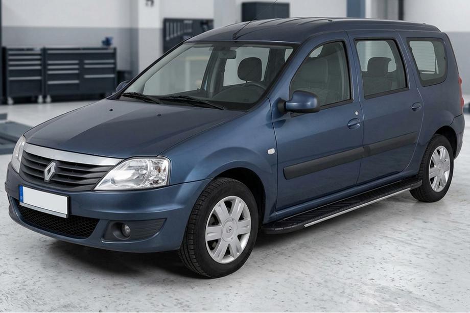 Dacia Logan MCV 2004–2014 Stranske stopnice Bosphorus Grey (2 kos., aluminij) Image