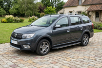 Dacia Logan MCV 2013–2020 Stranske stopnice Bosphorus Grey (2 kos., aluminij) fotografija 1