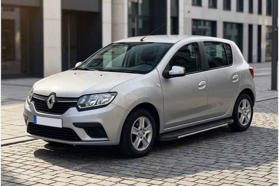 Dacia Sandero 2013–2020 Stranske stopnice Bosphorus Grey (2 kos., aluminij) Image