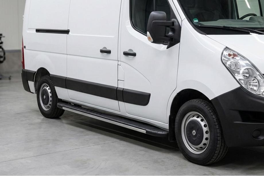Nissan NV400 2010–2024 Stranske stopnice Bosphorus Grey (2 kos., aluminij) Image
