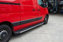 Nissan NV400 2010–2024 Stranski pragovi Maya V1 (2 kos, aluminij) fotografija 1