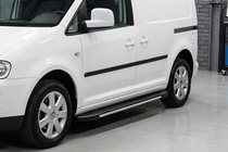 Volkswagen Caddy 2010–2015 Stranske stopnice Bosphorus Grey (2 kos., aluminij) Maxi medosna razdalja fotografija 1