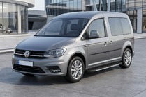 Volkswagen Caddy 2015–2020 Stranske stopnice Bosphorus Grey (2 kos., aluminij) Standardna baza fotografija 1