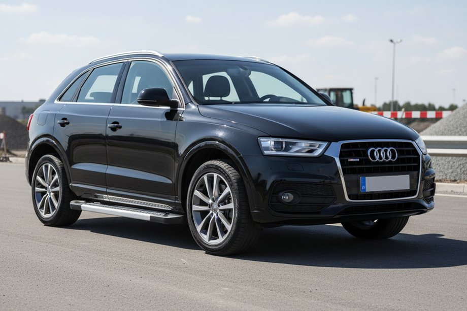 Audi Q3 2011–2019 Bočne stopnice New Vision Grey (2 kos, aluminij) Image