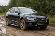 Audi Q5 2008–2017 Bočne stopnice New Vision Grey (2 kos, aluminij) fotografija 1