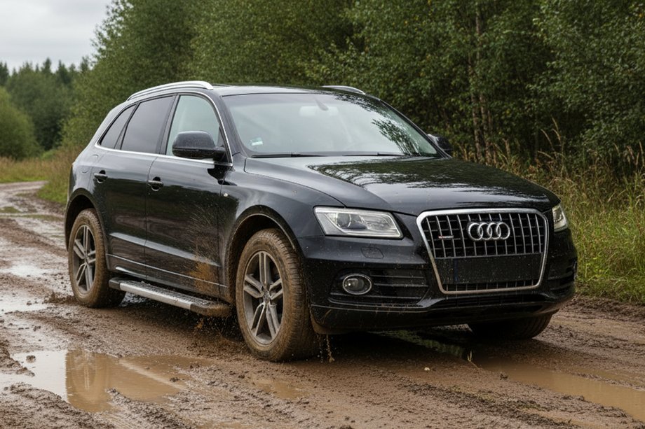 Audi Q5 2008–2017 Bočne stopnice New Vision Grey (2 kos, aluminij) Image