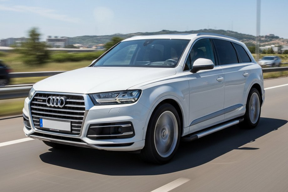 Audi Q7 2015–2026 Bočne stopnice New Vision Grey (2 kos, aluminij) Image