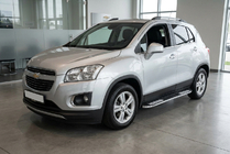 Chevrolet Trax 2012–2023 Bočne stopnice Tayga V2 (2 kosa, aluminij) fotografija 1