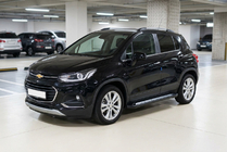Chevrolet Trax 2012–2023 Stranske stopnice New Vision Black (2 kosa, aluminij) fotografija 1