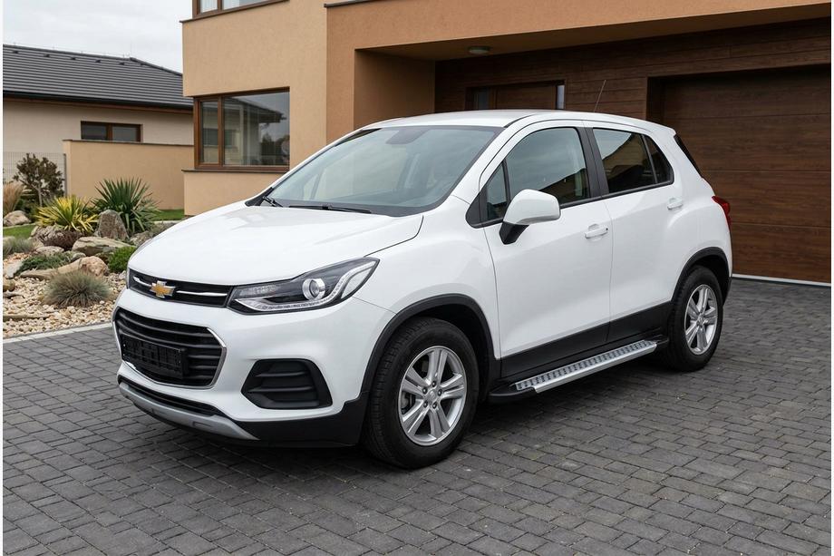Chevrolet Trax 2012–2023 Bočne stopnice New Vision Grey (2 kos, aluminij) Image