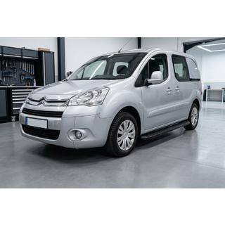Stranski pragovi Tayga Black (2 kosa, aluminij) Citroen Berlingo 2008–2018 fotografija 1