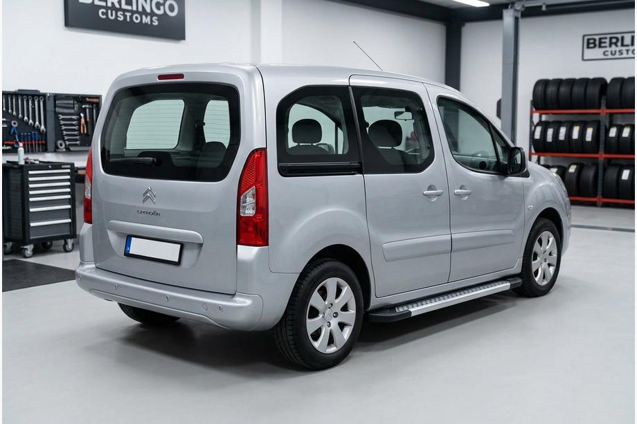Citroen Berlingo 2008–2018 Bočne stopnice New Vision Grey (2 kos, aluminij) Image