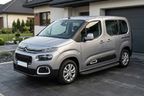 Citroen Berlingo/Multispace 2018– Stranski pragovi Tayga Black (2 kosa, aluminij) Dolga medosna razdalja fotografija 1