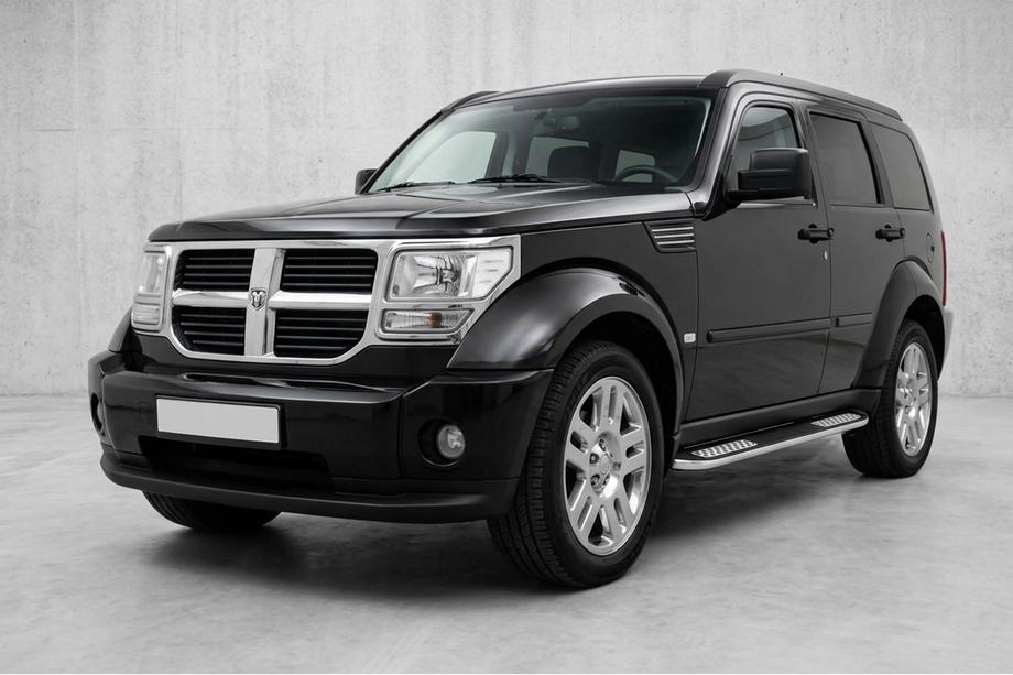 Dodge Nitro 2006–2011 Bočne stopnice Tayga V2 (2 kosa, aluminij) Image