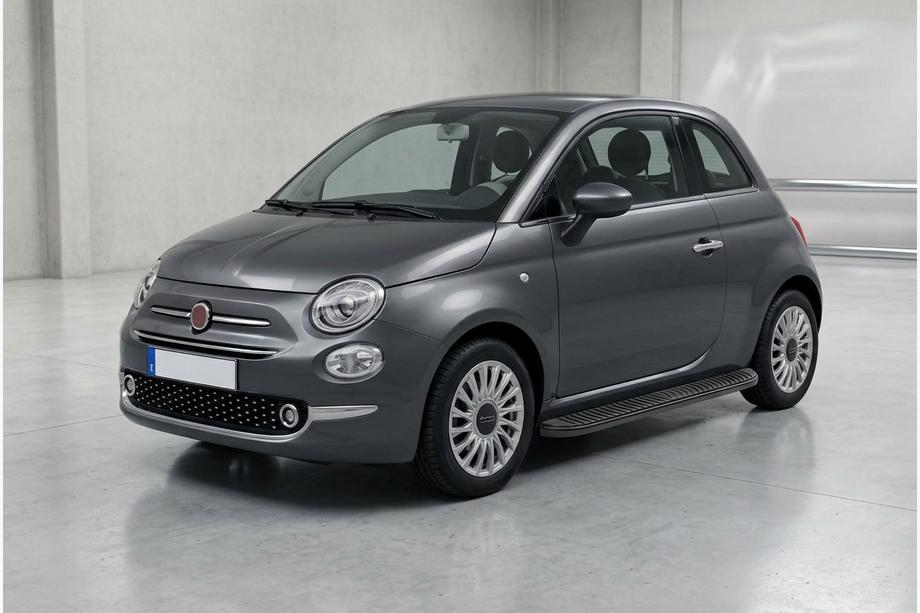 Fiat 500/500L 2013–2022 Stranski pragovi Tayga Black (2 kosa, aluminij) Image