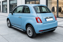 Fiat 500/500L 2013–2022 Stranske stopnice New Vision Black (2 kosa, aluminij) fotografija 1