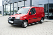 Fiat Doblo I 2001–2005 Stranske stopnice BlackLine (2 kos, aluminij) fotografija 1